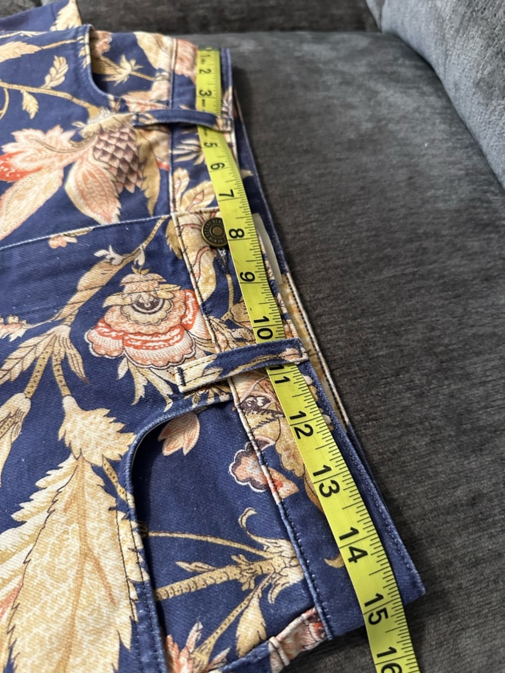 Sezane The Wide Leg Trouser in Never Ending Summer Size 38= US Size 6 - Picture 9 of 15